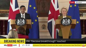 VIDEO „Acordul cadrul de la Windsor”. Premierul Rishi Sunak anunță că Regatul Unit și UE au ajuns la un nou acord privind Protocolul pentru Irlanda de Nord: „Am făcut un progres decisiv”