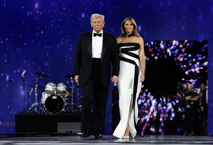 melania trump, moda, inauguration ball, bal de inaugurare 