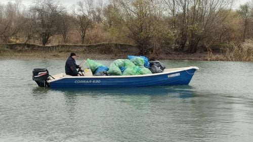Voluntari, după o acțiune de ecologizare în Deltă: Nu ajunge să strângem nişte gunoaie. Trebuie ca autorităţile să se implice, la modul unor amenzi severe pentru cei care nu respectă regulile