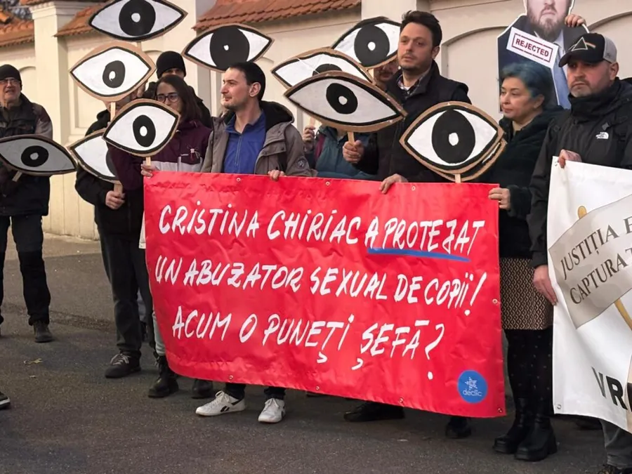 Protest Palatul Cotroceni