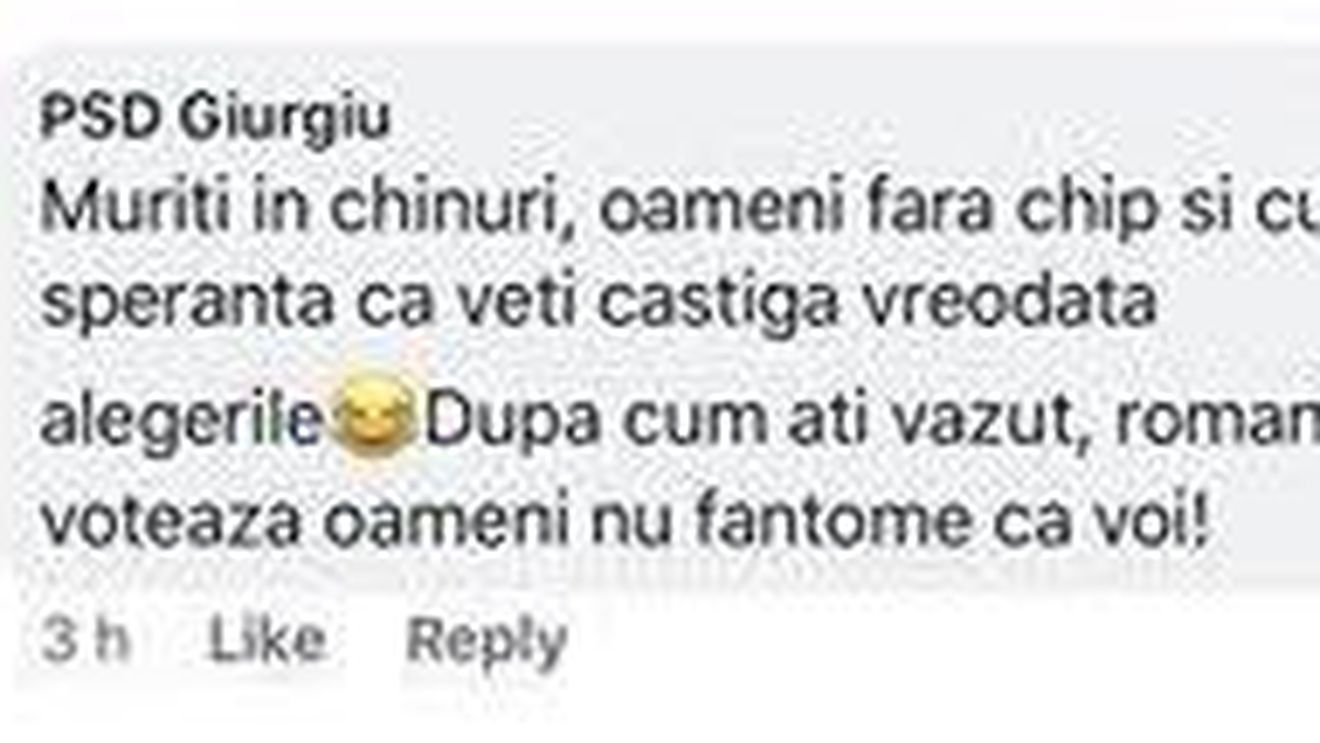 PSD recidivează: ”Muriți în chinuri, oameni fără chip și cu speranța că veți câștiga vreodată alegerile”