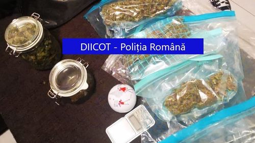 DIICOT a prins doi traficanți de droguri din București, în timp ce ridicau un colet cu 4 kilograme de canabis