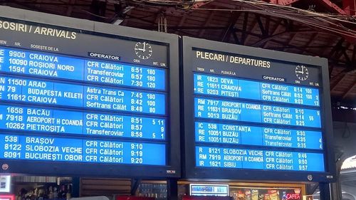 Precizări CFR privind circulaţia trenurilor spre Ungaria şi Austria, după deraierea de la gara Budapesta Keleti