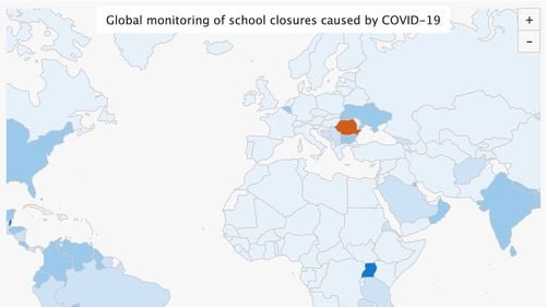Studiu UNESCO: Aproape jumătate din elevii din lume sunt încă afectați de închiderea parțială sau totală a școlilor / România figurează cu 36 de săptămâni de școală la distanță