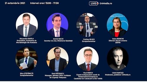 Lockdown sau restricții mai ușoare? Care sunt soluțiile optime pentru a opri pandemia? Europarlamentari și oficiali români discută despre impactul pandemiei asupra sistemului românesc de sănătate și modificările structurale în politicile europene – conferință organizată de G4Media.ro
