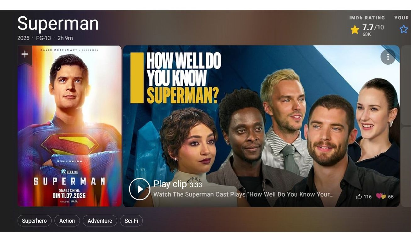 Noul film „Superman”, super-succes în primele zile la box-office și mult dezbătut: un erou „mai uman”, cu accente funny, prezentat ca „imigrant” și acuzat că ar fi „woke”