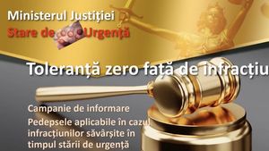 VIDEO Ministerul Justiției avertizează că pedepsele penale aplicabile în timpul stării de urgență sunt mai mari: ”Toleranță zero față de infracțiuni”