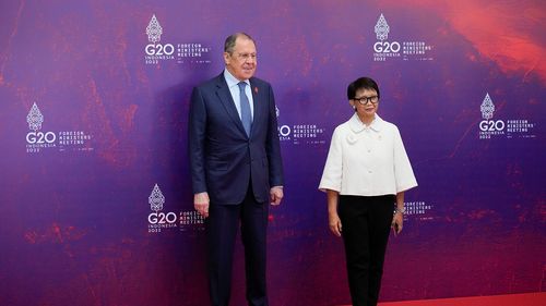 Indonezia, țara gazdă a G20, cere în fața lui Serghei Lavrov încetarea războiului din Ucraina