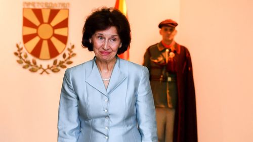Preşedinta Macedoniei de Nord a refuzat să pronunţe la depunerea jurământului noul nume al ţării sale