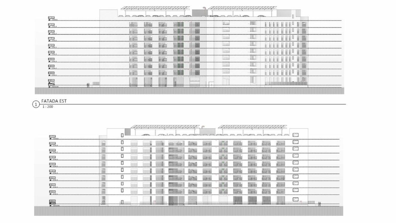 Licitația pentru „Park&Ride”-ul de 11 etaje de la Hala Laminor a fost anulată din cauza erorilor în documentație / Un loc de parcare în proiectul megalomanic costa 77.000 de euro / Cum ar fi arătat parcarea multietajată din Sectorul 3