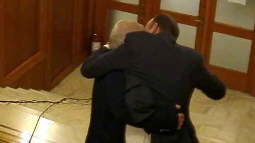 Ciolacu, întrebat despre bătaia din Parlament dintre Florin Roman şi Dan Vîlceanu: "E de cascadorii râsului"
