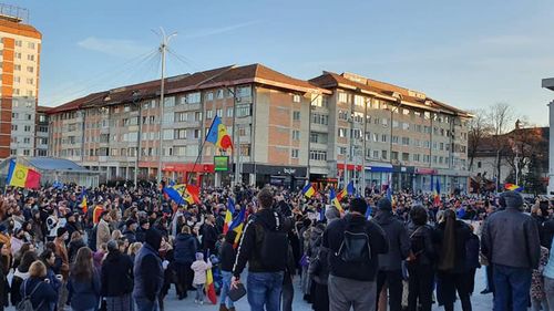 Protestul de la Suceava: Jandarmii i-au amendat pe cei doi organizatori ai manifestației cu câte 3.000 de lei