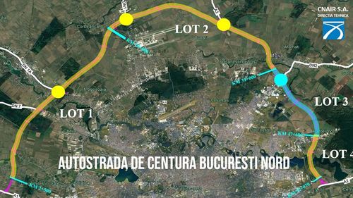 Autostrada București Nord. O companie chineză va construi lotul 3 Afumați – Cernica. Tronsonul de 8,6 km trebuie să fie gata în doi ani și jumătate