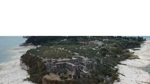 VIDEO Cel mai mare lac din Italia a scăzut până la un nivel record / Turist: Suntem un pic şocaţi, pentru că am vrut să ne plimbăm pe malul apei şi apa nu mai era acolo