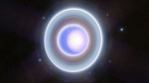 FOTO Caracteristicile misterioase ale planetei Uranus, dezvăluite într-o nouă imagine a telescopului James Webb / Cum arată inelele, lunile și atmosfera gigantului de gheață / Un an pe Uranus, circa 84 de ani tereștri. Dar o zi, numai 17 ore