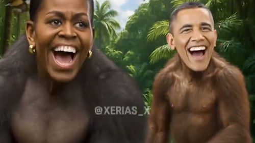 Trump distribuie un videoclip în care Barack și Michelle Obama sunt reprezentați ca maimuțe