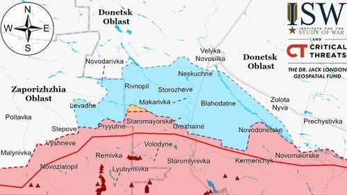 Ucraina a ucis "aproape 50" de soldați ruși de elită care se îndreptau spre apărarea unui sector cheie al frontului