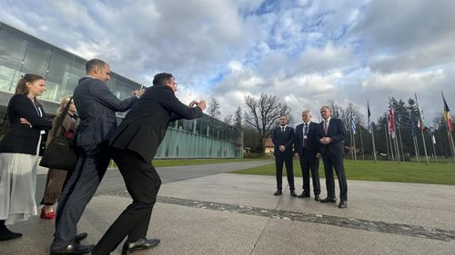 Air Schengen: Ministrul austriac de interne s-a întâlnit în Slovenia cu omologii din România și Bulgaria / Karner: "Discuții dure, intense, bune, care vor continua"