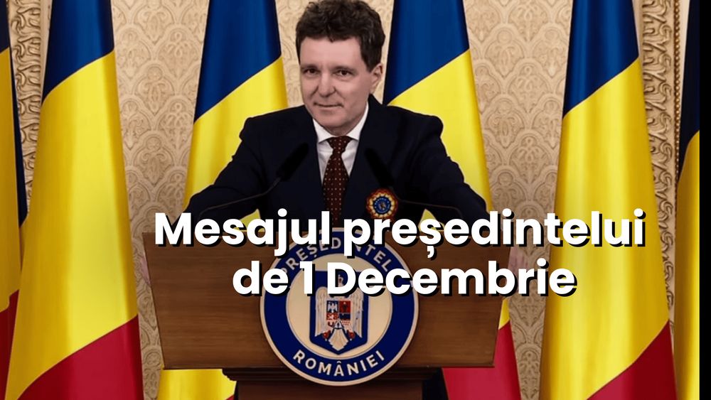 Nicușor Dan, de Ziua Națională: „Trăim mai prost ca acum un an, dar mult mai bine ca acum 20 de ani”