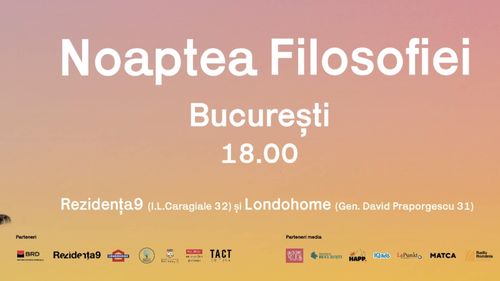 Noaptea Filosofiei la Bucureşti - Barbara Cassin, nume important al filosofiei europene, deschide ediţia din acest an
