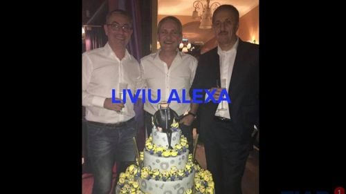 Fostul jurnalist Liviu Alexa publică poze în premieră cu Liviu Dragnea înconjurat de prietenii Vasile Dâncu și Doru Bușcu, deasupra unui tort cu minioni/ Alexa: Minionii sunt poporul român, folosibil și folosit de diverse partide