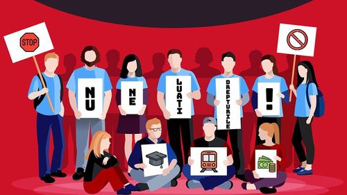 Studenții cer să se întâlnească cu Dăncilă, Andronescu, Teodorovici și Cuc pentru discuții pe propunerea guvernului de a limita transportul gratuit cu trenul și acordarea burselor