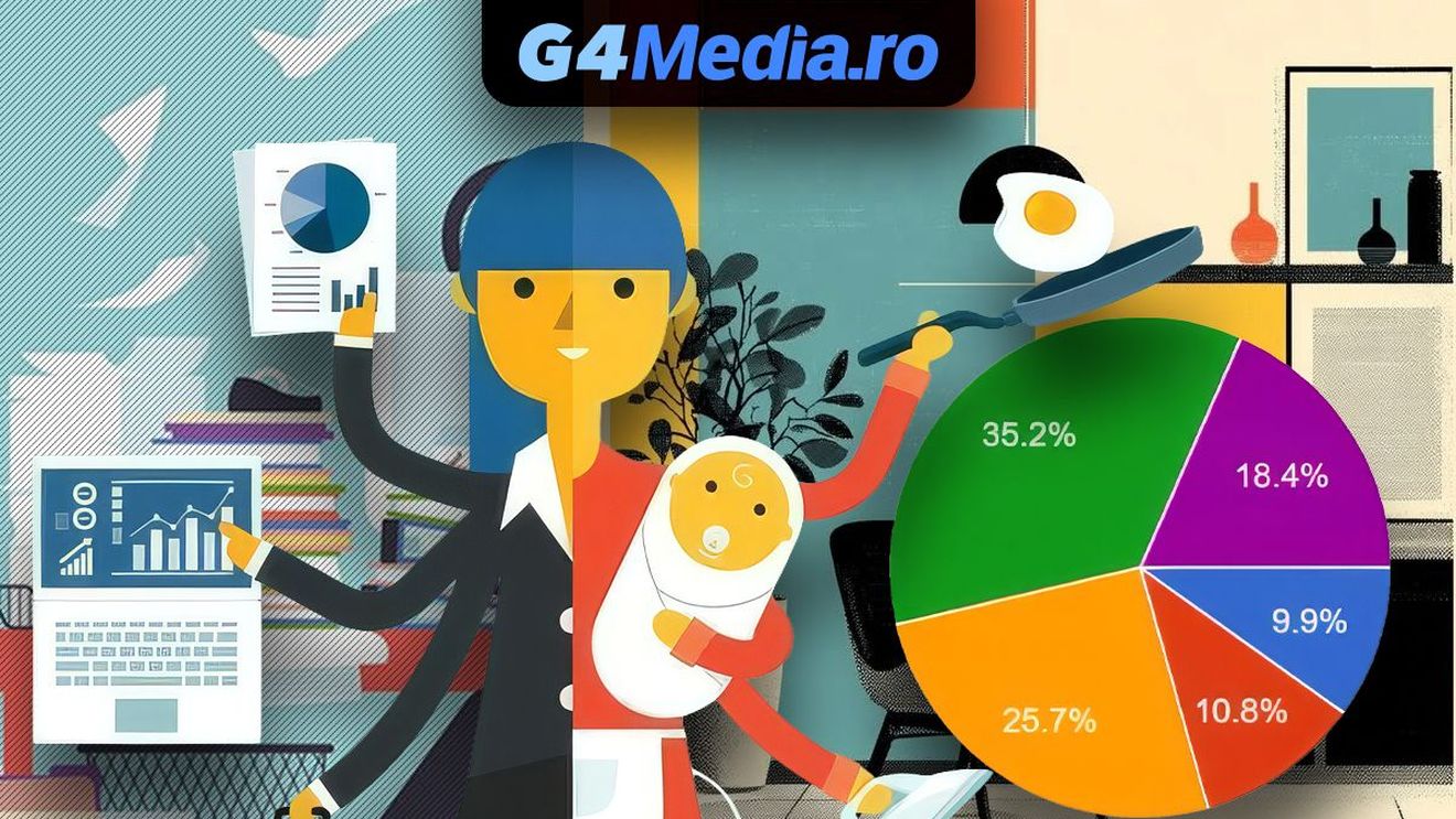 Rezultate sondaj G4Media: Peste 53% dintre cititorii care au răspuns cred că mentalitățile și așteptările sociale din România permit în mică sau foarte mică măsură unei femei să aibă un echilibru între activitatea profesională și viața de familie