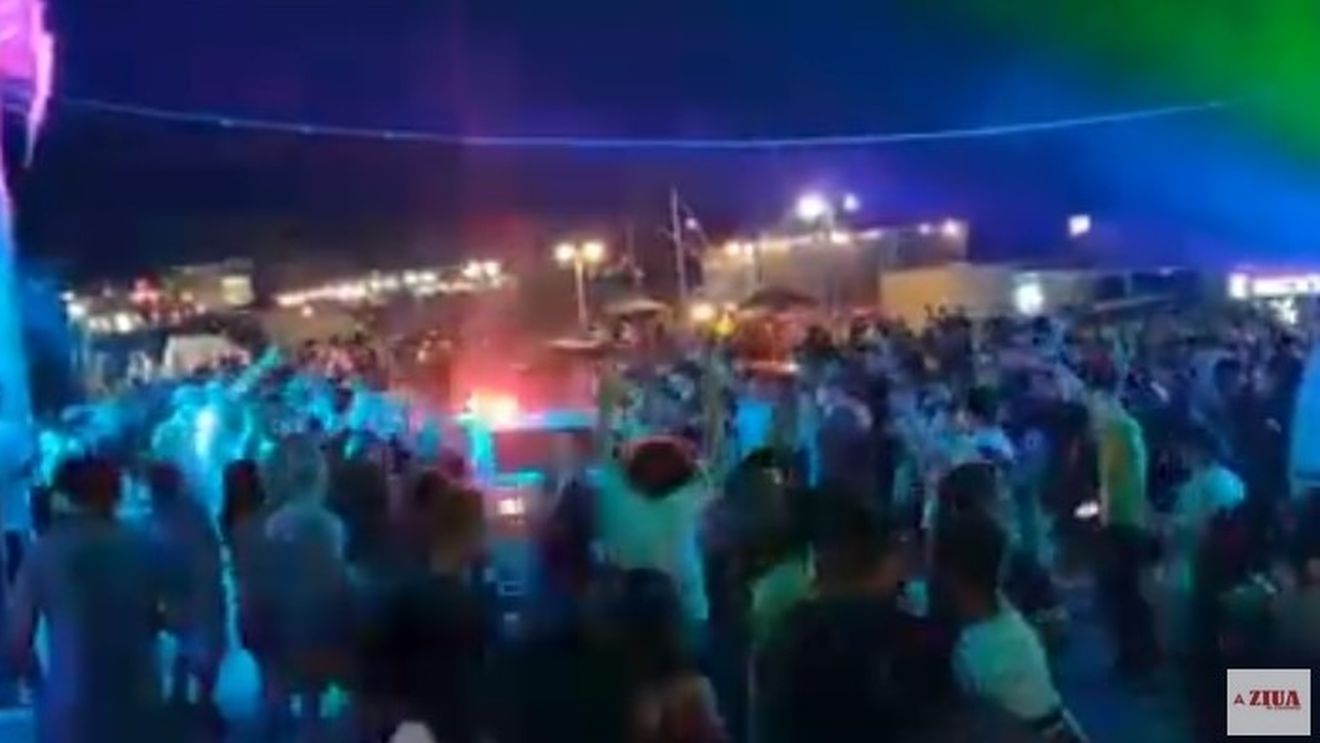 VIDEO Administratorul unei firme din Vama Veche, amendat cu 2.000 de lei pentru organizarea de evenimente la care au participat peste 50 de persoane
