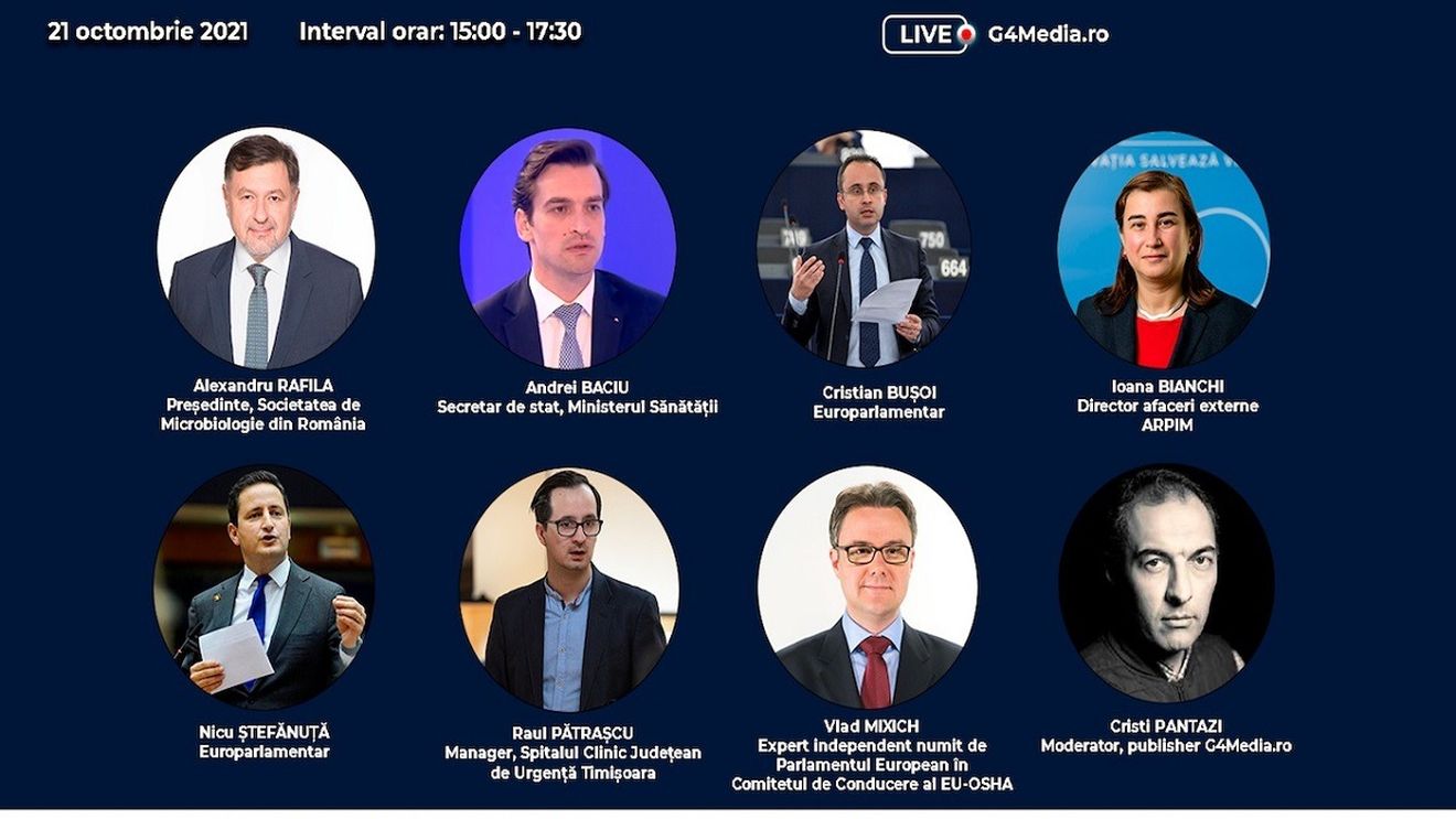 Lockdown sau restricții mai ușoare? Care sunt soluțiile optime pentru a opri pandemia? Europarlamentari și oficiali români discută despre impactul pandemiei asupra sistemului românesc de sănătate și modificările structurale în politicile europene – conferință organizată de G4Media.ro