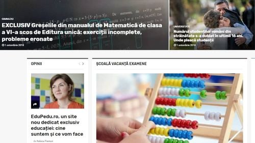 S-a lansat EduPedu.ro, un site dedicat exclusiv informațiilor din educație și cercetare