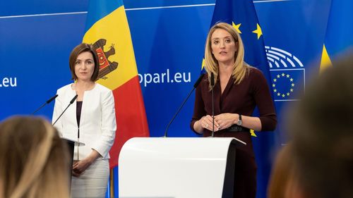 Președinta Parlamentului European: Republica Moldova necesită o atenţie specială. E o situaţie în care oricând o opoziţie ostilă poate face pasul înainte