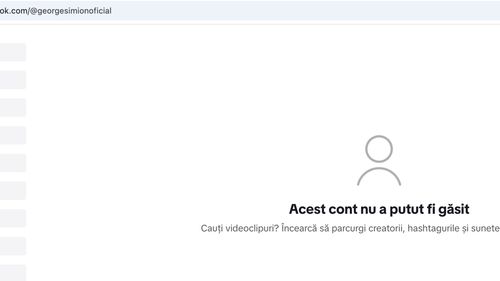 UPDATE Contul oficial de TikTok al lui George Simion, dar și contul de Facebook nu mai pot fi accesate pe platformele sociale / Simion și-a închis singur cele două conturi și postează în continuare pe X
