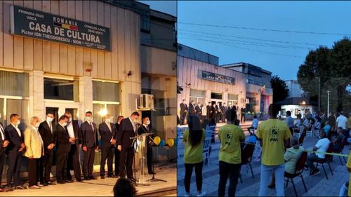 Întâmplări de campanie. Candidatul PNL de la Ianca, de față cu premierul Orban: „Am avut emoții pentru că vine primul-ministru la Ianca și nu avem o toaletă la care să aibă acces, noroc că și-a facut nevoile la Șutu”