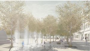 Au început lucrările de regenerare urbană pe şase hectare de spaţiu public, în Piața Traian din Timişoara