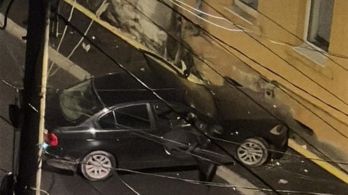 VIDEO UPDATE Țeavă de gaz spartă în Sibiu, un urma unui accident rutier / Pericolul a fost îndepărtat