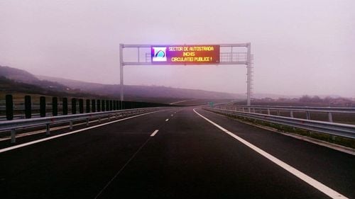 VIDEO După amânări și întârzieri, un tronson de autostradă între Aiud și Turda, de aproximativ 30 de km, va fi deschis circulației