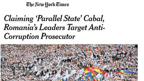 New York Times și ARD scriu despre periclitarea luptei anticorupție în România și eliminarea independenței procurorilor