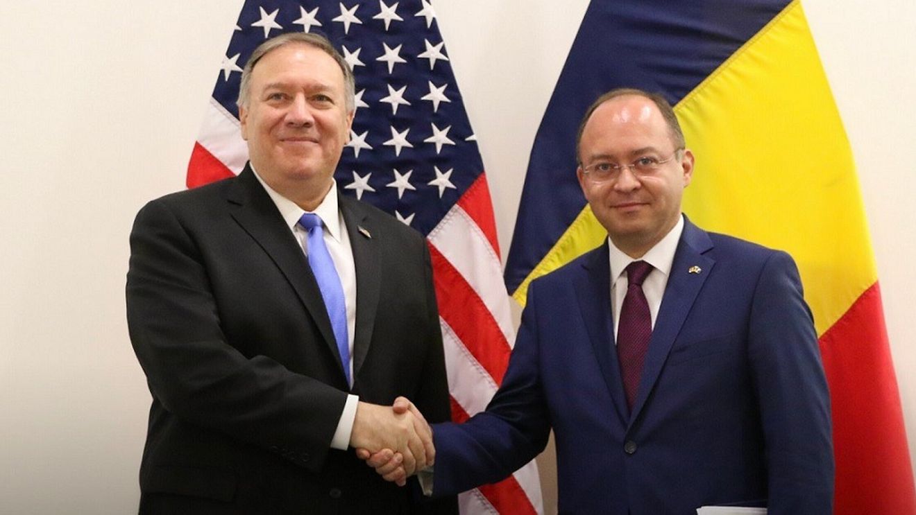 Discuție Pompeo - Aurescu: România a cerut creșterea prezenţei militare americane