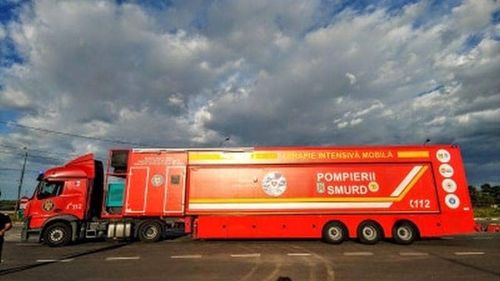 VIDEO O unitate de terapie intensivă mobilă pentru pacienţii cu COVID- 19 a ajuns la Galaţi. În Spitalul Județean sunt peste 100 de cadre medicale și pacienți infectați cu coronavirus
