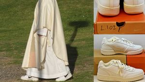 Papa se încalță de la Nike / O fotografie devenită virală pe rețelele sociale e veche de 18 ani / Modelul se vinde acum sub numele Franchise Low Plus Pope Leo XIV și costă peste 250 de euro