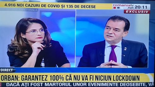 Premierul Orban: Garantez 100% că nu va fi lockdown după alegeri. România nu își poate permite așa ceva