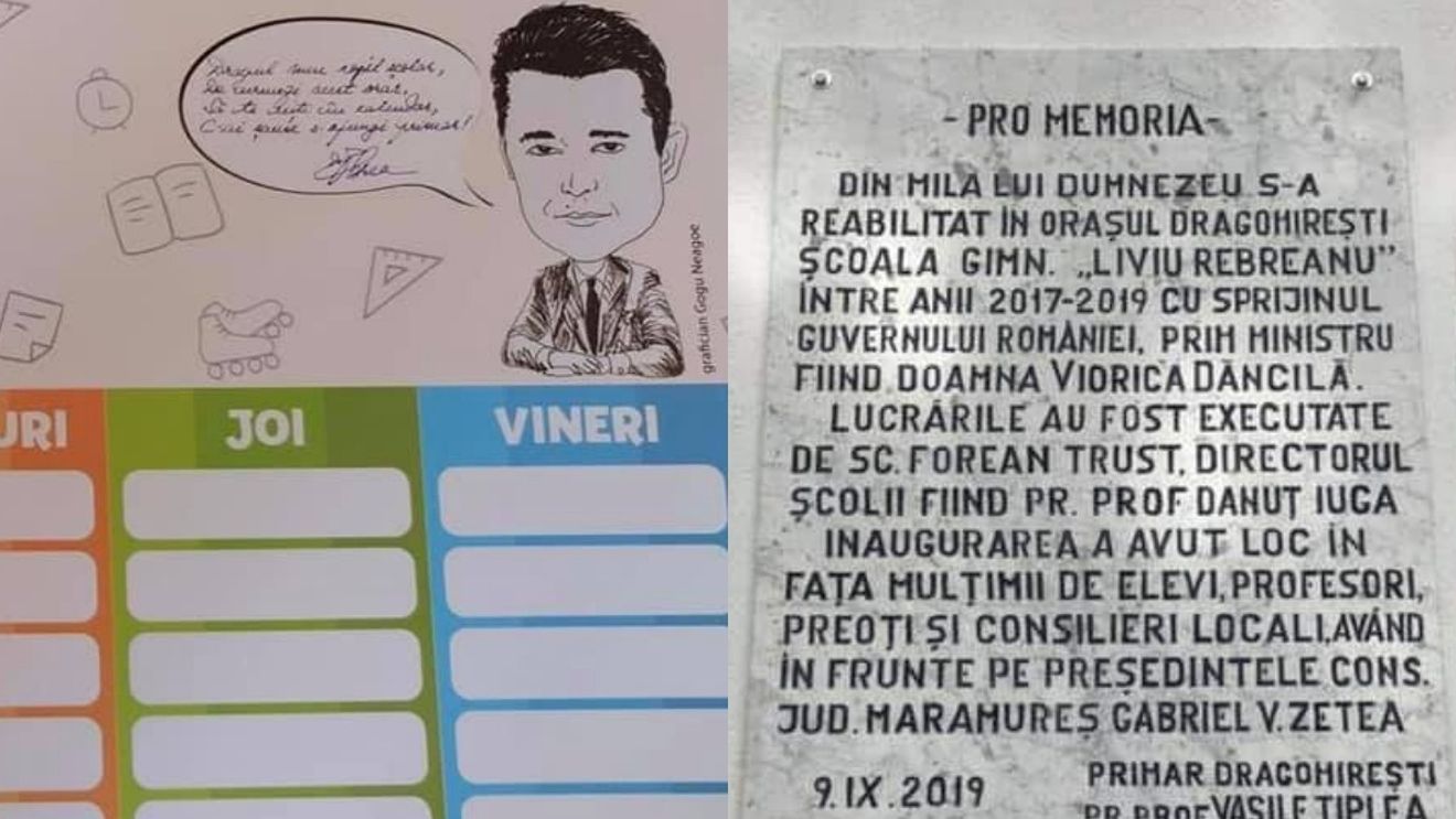 Consiliul Municipal al Elevilor din București îl critică pe primarul Sectorului 5 pentru orarele trimise în școli, dar nu o vede pe Dăncilă gravată-n piatră pentru reabilitarea unei școli
