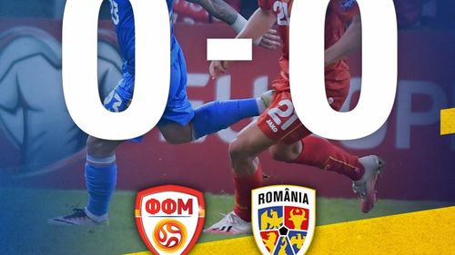 Fotbal, preliminariile Cupei Mondiale din 2022: Macedonia de Nord - România, scor 0-0