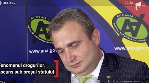 Şeful Agenţiei Naţionale Antidrog:  "Nu pot să spun adevărul. Mă fac ăia zob"  (Observator-Antena1)