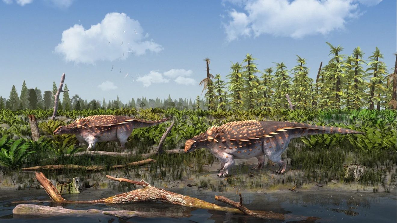 O nouă specie de dinozaur cu armură, cu țepi asemănători unor lame, descoperită pe Insula Wight din Marea Britanie