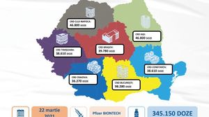 O nouă tranșă de 345 de mii de doze de vaccin Pfizer ajunge luni în România