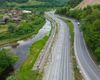 Trenuri de lucru circulă deja pe tronsonul de 67 de kilometri Cluj–Poieni, cea mai avansată secțiune a noii căi ferate Cluj-Oradea