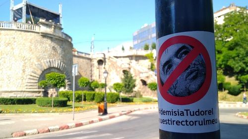 FOTO Iașul, împânzit cu mesaje anti-Tudorel Toader