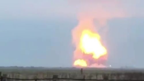 Explozie în apropierea oraşului Dnipro din centrul Ucrainei. O clădire a fost lovită de o rachetă, 20 de persoane fiind rănite, inclusiv copii