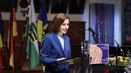 Preşedinta Republicii Moldova Maia Sandu va dona premiul „Robert Blum pentru Democraţie 2024”,  decernat sâmbătă la Leipzig
